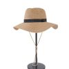 Light Tan Straw Hat Visor