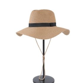 Light Tan Straw Hat Visor
