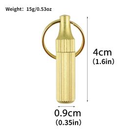 Mini Brass Capsule Knife
