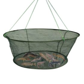 Folding Fish Net With Fishing Rope & Handle