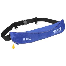 Manual Inflatable Belt Pack for Adults PFD Blue CO2 Cylinder Not Included
