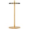Wood Fishing Rack Round Floor Stand
