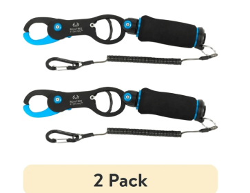 (2 pack) Realtree Fishing 11-inch Lip Gripper with Scale