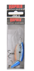Rapala Jointed Shad Rap 05 Fishing Lure 2" 1/4oz Blue Shad