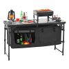 Portable Outdoor Cook Station 3 Adjustable Height