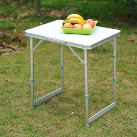 23" Portable Aluminum Camping Table with Faucet