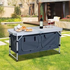 47" Aluminum Portable Camping Table