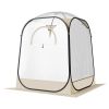 VEVOR Pop up Sports Tent, 50x50 in Clear Bubble Tent for 1 Person, Waterproof Outdoor Pod with Floor Mat & Top Cover