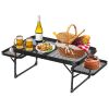 Foldable Camping Table Collapsible Picnic Aluminum Alloy Grill Stand