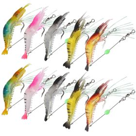 Silicone Soft Lifelike Shrimp Fishing Lures