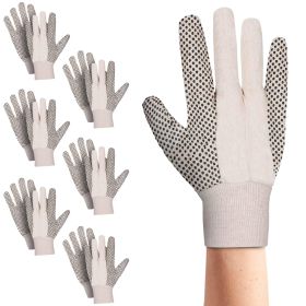 PVC Dotted Gloves 10 Inches. Pack of 12