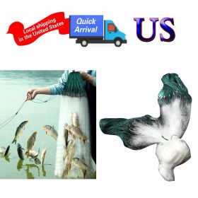 US Folding Fish Sticky Net Three Layer Mesh Nylon Floating Fishing Net