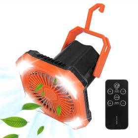 Portable Camping Lantern Fan 10000mAh Battery Powered