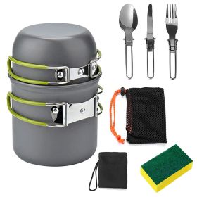 8Pcs Camping Cooking Ware Set Camping Stove