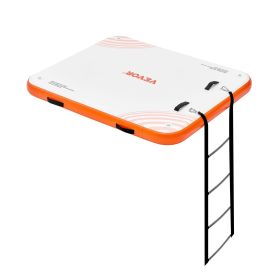 VEVOR Inflatable Floating Dock, 6 x 5FT