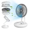 Folding Fan USB Small Stretchable Fan with 4 Wind Speeds Hanging