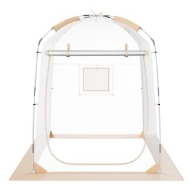 VEVOR Sports Tent, 1 Person, Instant Tent Shelter Weatherproof Pod, Outdoor Bubble Clear View Tent, Climate Canopy Shelter for Soccer, Football
