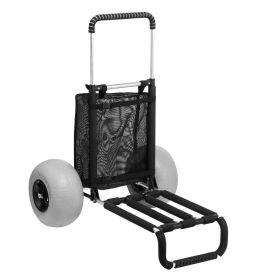 VEVOR Beach Dolly with Big Wheels, 29.9" x 15.4" Cargo Deck,