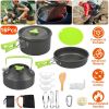 16 Piece Camping Cookware Set with Stove