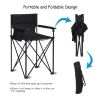 Portable 38 Inch Oversized High Folding Chair