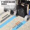 VEVOR Beach Dolly with Big Wheels for Sand, 20.1" x 14.6" Cargo Deck