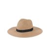 Light Tan Straw Hat Visor