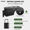VEVOR Truck Bed Storage Box, Lockable Lid, Waterproof ABS Wheel Well Tool Box 6.6 Gal/20 L with Password Padlock