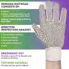 PVC Dotted Gloves 10 Inches. Pack of 12