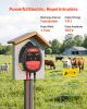 Electric Fence Charger 10kV 1J AC DC Energizer 1.86 Miles Range