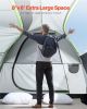 VEVOR SUV Tent for Camping, 8FT L x 8FT W, Waterproof PU2000mm Spacious Double Layer Design for 5-8 Person, SUV Camping Tent with Mesh Windows