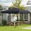 Canopy Tent: Versatile 13x13 Pop Up with Easy Height Adjustment and Wheeled Carry Bag in Gray|