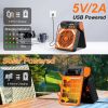 Solar Camping Fan With LED Lantern