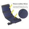 IAGREEA Portable Solar Panel, 10W Foldable Solar Charger, 2 In Black And Camouflage, Small And Lightweight, Suitable For Camper RV Travel