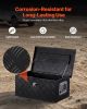 20"x12"x9.5" Heavy Duty Aluminum Truck Bed Tool Box Black