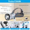 Rechargeable High Power Headlight Torch with Motion Sensor 3 Light Modes