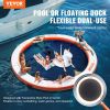 VEVOR Inflatable Floating Dock, ø8FT