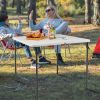 Folding Camping Table and Rustproof Steel Frame