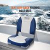 VEVOR Boat Seat, 18.9" Low Back Boat Seat, Folding Boat Chair