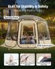 VEVOR Pop up Bubble Tent, 12 x 11.1 ft Waterproof & UV-Resistant, Clear Camping Tent Shelter, Outdoor Garden Dome Igloo Tents with Windows