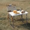 70x50x60cm Aluminum Camping Folding Table