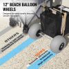 VEVOR Beach Dolly with Big Wheels, 29.9" x 15.4" Cargo Deck,