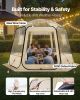 VEVOR Pop up Bubble Tent, 10 x 9.2 ft Waterproof & UV-Resistant, Clear Camping Tent Shelter, Outdoor Garden Dome Igloo Tents with Windows