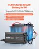 VEVOR 12V 20A Lithium Battery Charger 14.6V AC-DC LiFePO4 Smart Charger for RV