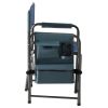 2-piece Padded Folding Outdoor Chair with Storage Pockets