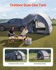 VEVOR SUV Tent for Camping, 8FT L x 8FT W, Waterproof PU2000mm Spacious Double Layer Design for 5-8 Person, SUV Camping Tent with Mesh Windows