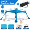 Canopy Tent 10x10ft Sun Shelter Family Tent Outdoor Shade