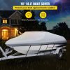 VEVOR Waterproof Boat Cover, 16'-18.5' Trailerable