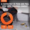 VEVOR Fish Tape, 125-foot, 3/16-inch, PET Wire Puller