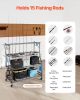 15 Pole Fishing Rod Holder Fishing Rack Cart Organizer