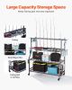 15 Pole Fishing Rod Holder Fishing Rack Cart Organizer